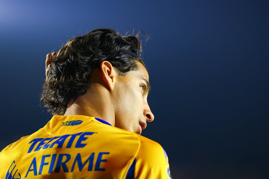 Diego Lainez con Tigres, durante la fase regular del torneo Clausura 2026 - Foto: Imago7