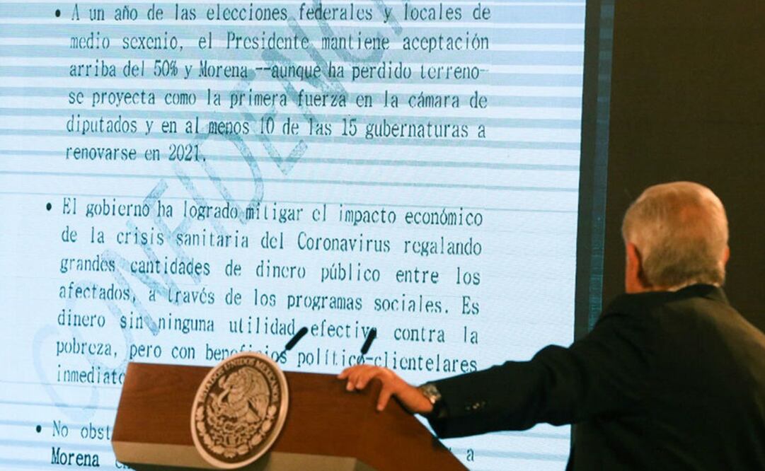 El machote de Palacio Nacional