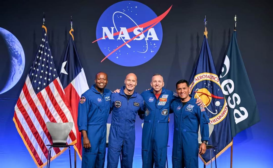 Tripulación del la misión Artemis III. (23/08/26) Foto: NASA