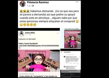“Habemus demande”; Andra Milla alista demanda por piñata de “compañere”