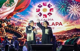Iztapalapa celebra la libertad con drones y arengas dedicadas a las mujeres