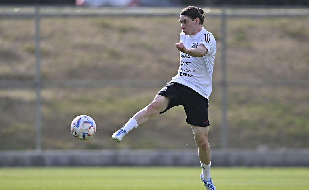 Marcelo Flores en un entrenamiento de la Selección Mexicana - FOTO: Imago7