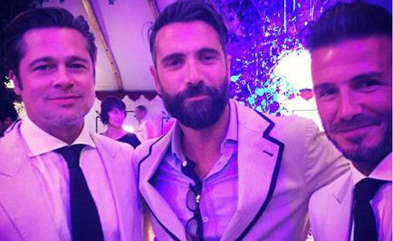 Pitt y Beckham coinciden en la boda de Guy Ritchie