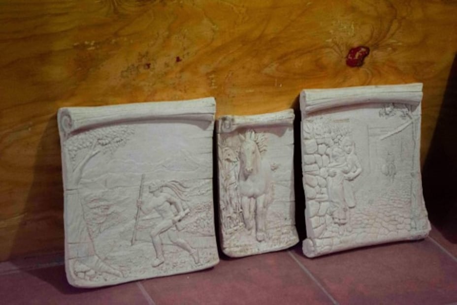 Réplicas realizadas por Ortiz. Foto: Luis Eduardo Escobar