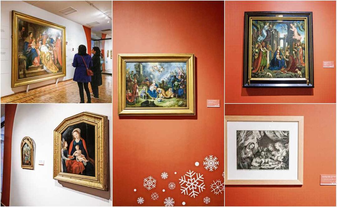 La muestra tiene 16 obras, entre pinturas, grabado y dibujo. Fotos: Yaretzy M. Osnaya / EL UNIVERSAL