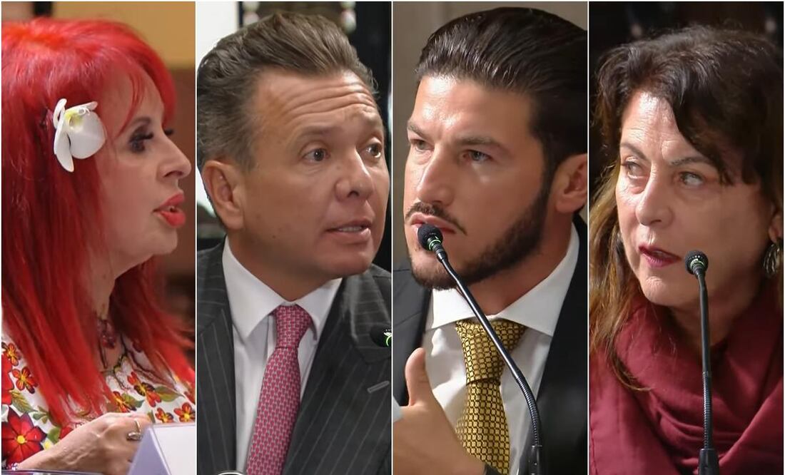 Gobernadores Layda Sansores, Pablo Lemus, Samuel García y Margarita González durante la 51 Sesión Ordinaria del Consejo Nacional de Seguridad Pública en Palacio Nacional este martes 2 de septiembre de 2025. Foto: Captura