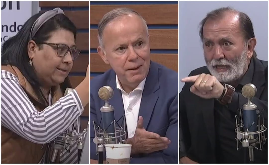 La periodista Miriam Moreno defendió su trabajo ante el productor de televisión. Foto: Captura de pantalla