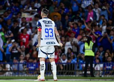 Cristiano Ronaldo reaccionó al gol de Sergio Ramos contra Cruz Azul; el español imitó el festejo del portugués