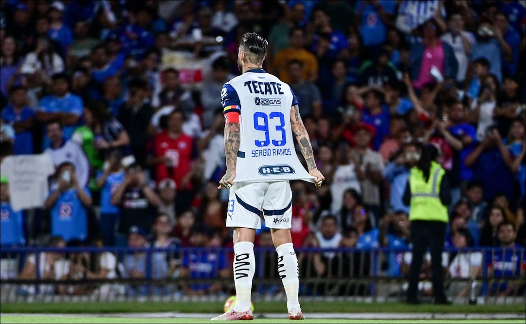 Sergio Ramos festejó como Cristiano Ronaldo frente al Cruz Azul / Foto: Imago7