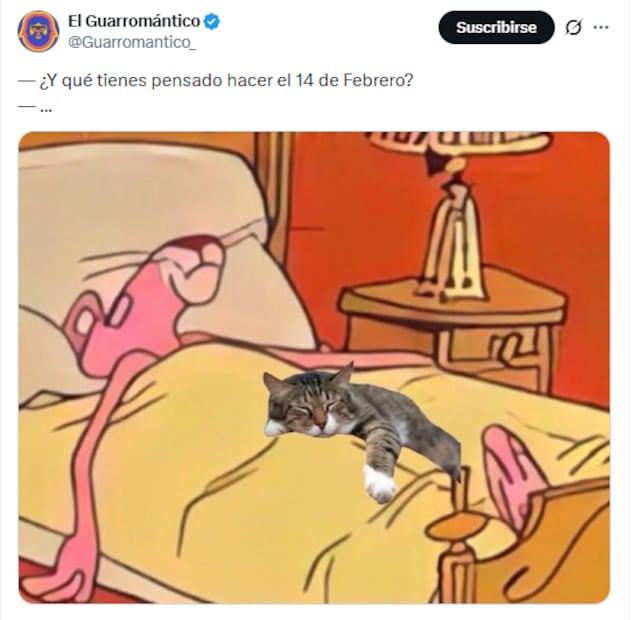 Memes del 14 de febrero. Foto: X