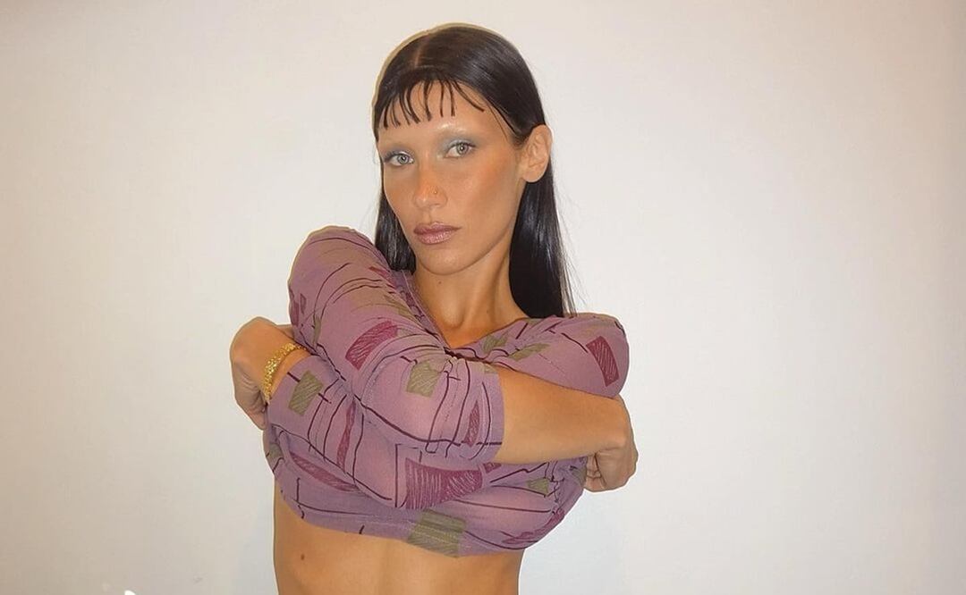 Las mechas chunky siguen en tendencia y ahora con acento Y2K / Foto: Instagram @bellahadid