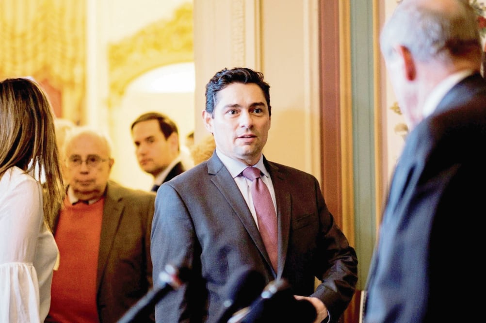 Carlos Vecchio Representante del proclamado gobierno interino de Venezuela (PETE MAROVICH. EFE)