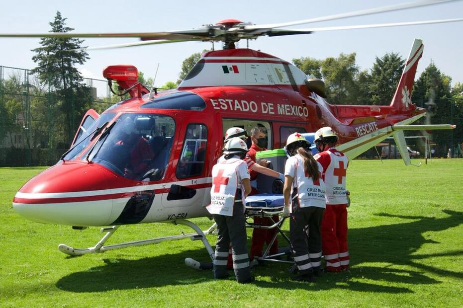 Unidad de Rescate Aéreo Relámpagos . FOTO: Especial/ EL UNIVERSAL/