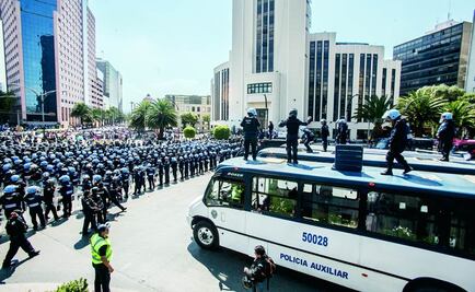 Frustran intento de CNTE de plantarse en Reforma