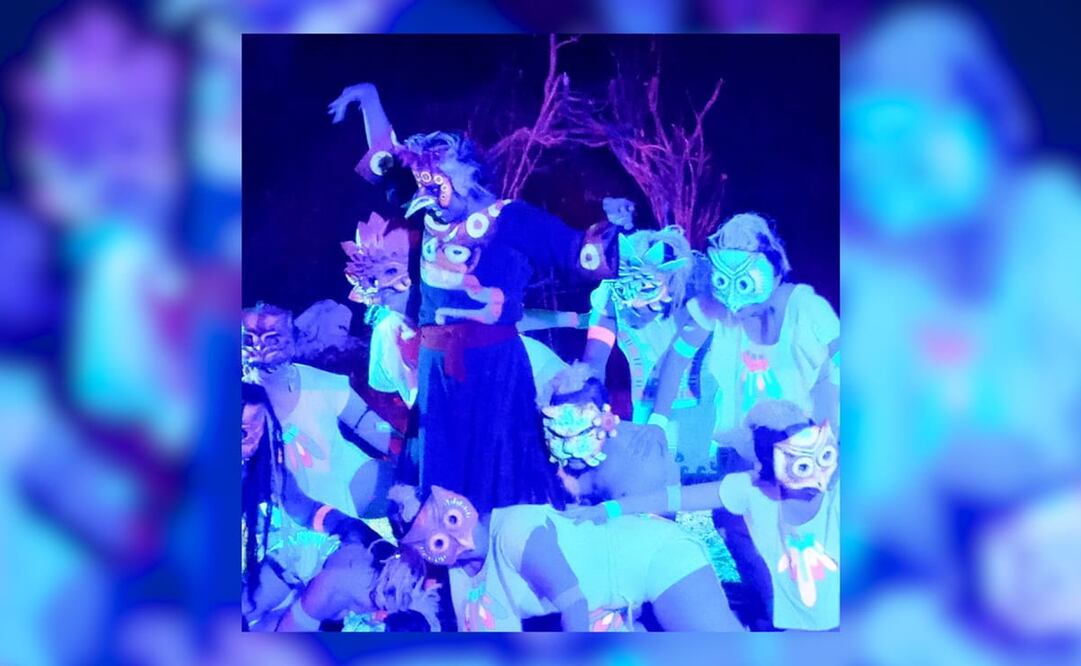 Obra “María, la Bruja Tlahuipochi”, en Xochimilco. Escrita por Mila DRomán y dirigida Marco Dzul. Foto: Angélica Navarrete/EL UNIVERSAL.