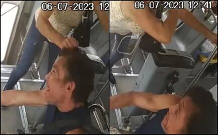 Por negarse a bajarla, mujer desgreña a chofer de camión en Zapopan, Jalisco