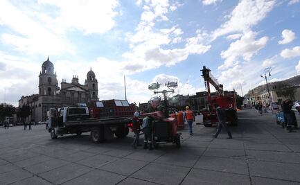 Anuncian cierre de Plaza de los Mártires por remodelación