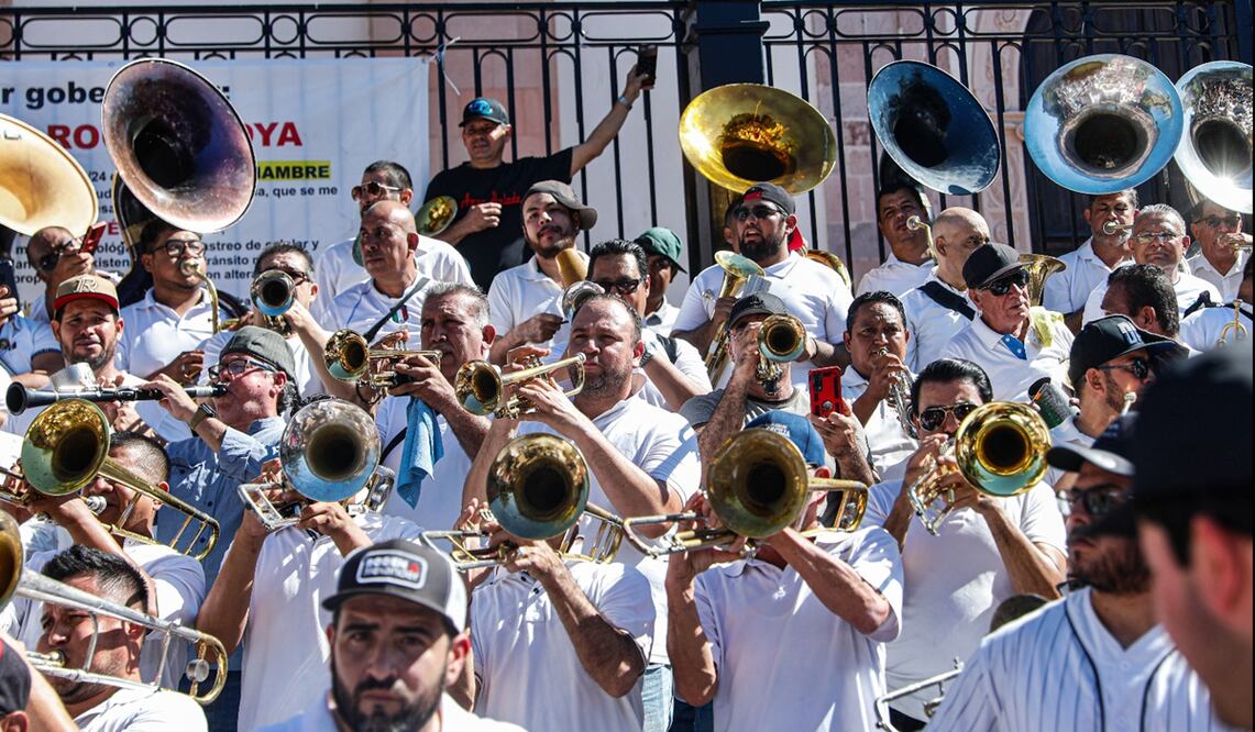 Música de banda contra la violencia en Culiacán. Foto: Cuartoscuro.com