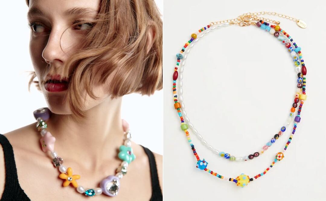 Los collares de colores son los más cool para el verano
