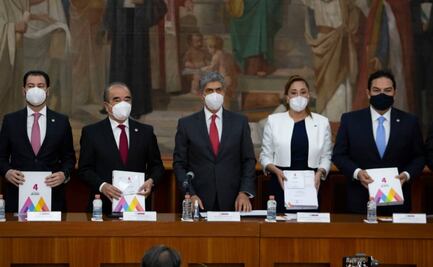 Ernesto Nemer entrega al Congreso Edomex cuarto informe de Alfredo del Mazo 