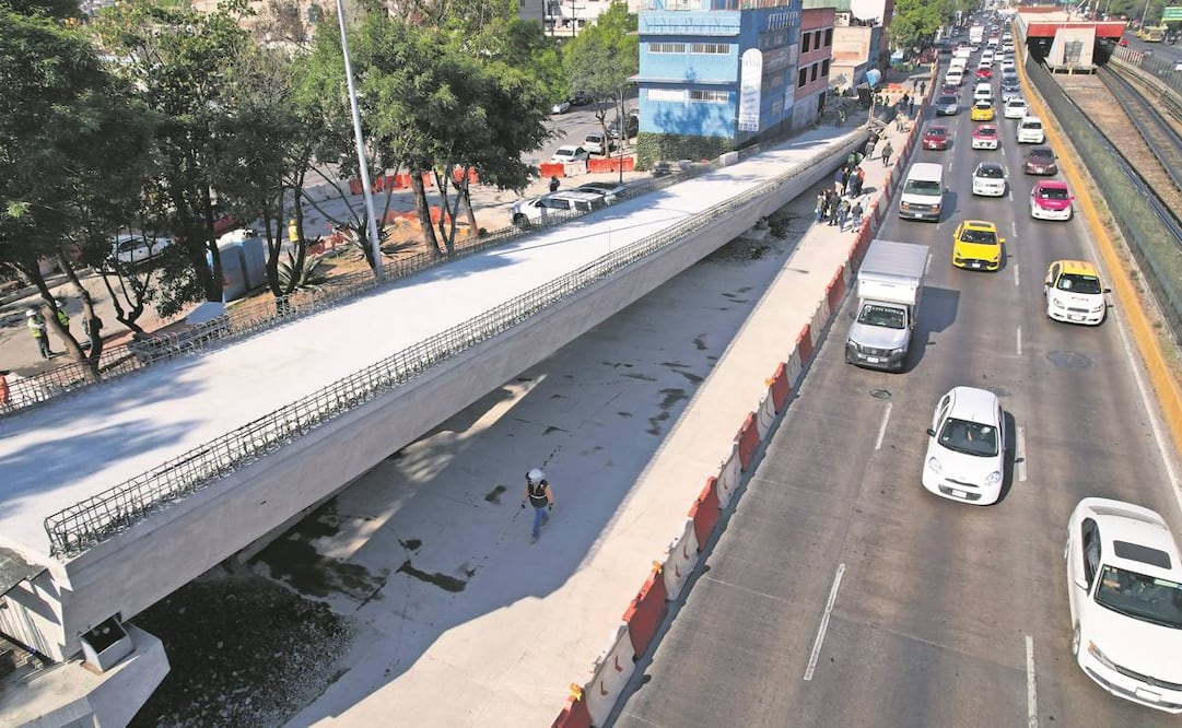 El puente vehicular (550 metros de longitud y 3 mil metros cuadra- dos de superficie), beneficiará a 10 millones de personas al año: Obras. Foto: Especial