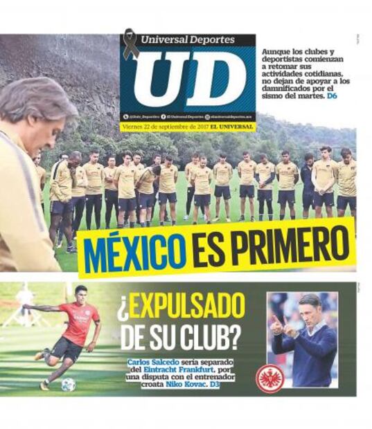 Carlos Salcedo no sale ni a la banca