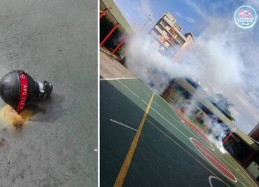 Denuncian que militares venezolanos lanzaron gas lacrimógeno a escuela