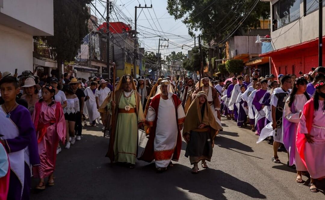 Representación 180 de la pasión de Cristo en Iztapalapa Foto: Hugo Salvador. EL UNIVERSAL