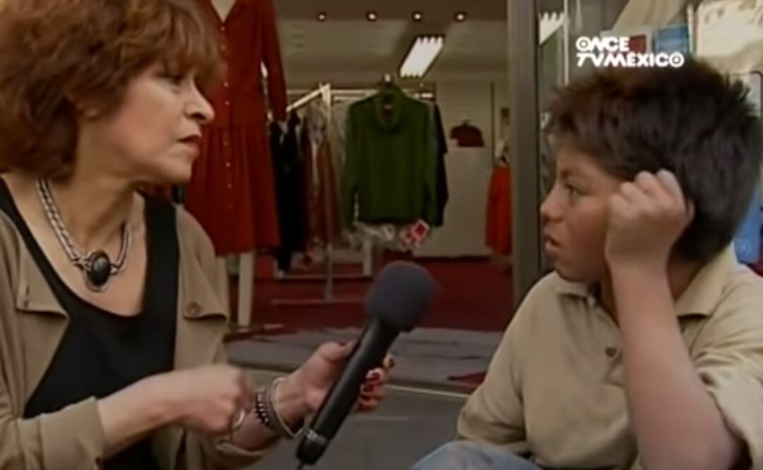 En redes sociales se ha viralizado la entrevista que Cristina Pacheco le hizo al pequeño José Alberto de 10 años en 1996. / Foto: Captura video de Youtube.