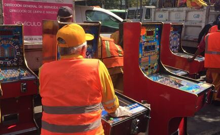 Aplican operativo para retirar 'minicasinos' en Indios Verdes