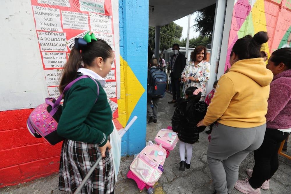 El regreso a las aulas aplica para las escuelas públicas y particulares de preescolar, primaria y secundaria. Foto: Rebeca Jiménez / EL UNIVERSAL