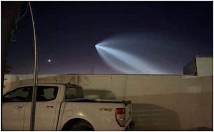 Reportan supuesta caída de meteorito en San Luis Potosí; una luz inusual ilumina el cielo