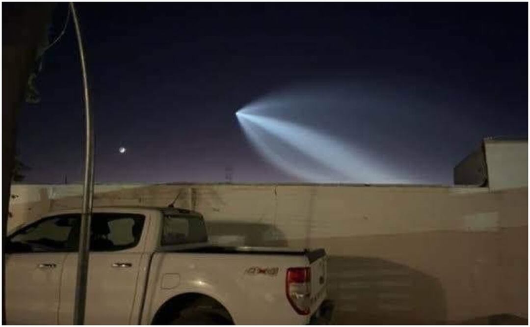 La noche de este viernes 18 de octubre, reportan supuesta caída de meteorito en la huasteca potosina (18/10/2024). Foto: Especial