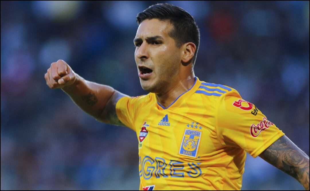 Ismael Sosa en un partido con los Tigres de la UANL. Foto: Imago7