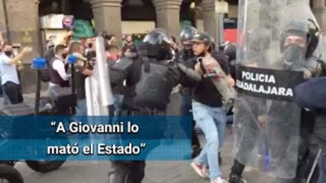 Arde Jalisco en protesta al asesinato de Giovanni