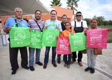 Alcalde de Saltillo inaugura programa "Sin Bolsas de Plástico Por Favor”