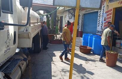 Tras recorte en suministro de agua, Naucalpan apoyará con abasto a vecinos que estén al corriente con pagos