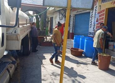 Tras recorte en suministro de agua, Naucalpan apoyará con abasto a vecinos que estén al corriente con pagos