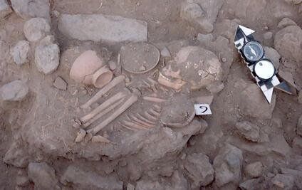 Hallan vestigios de entierros infantiles en la Ex Hacienda de Xico