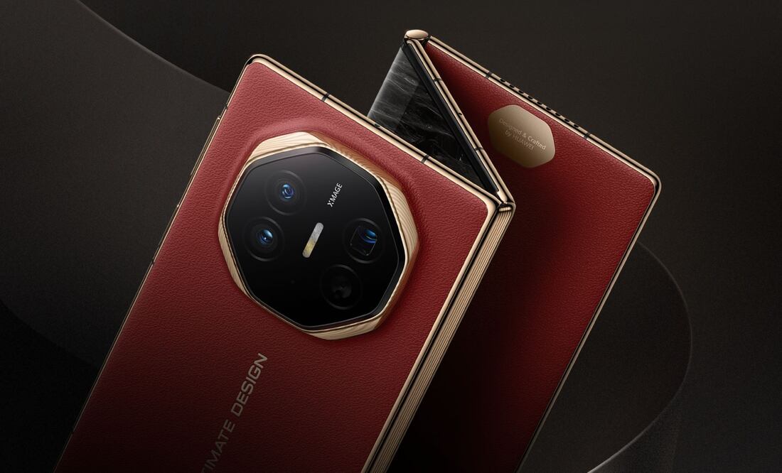 Huawei Mate XT Ultimate Design. Imagen: especial