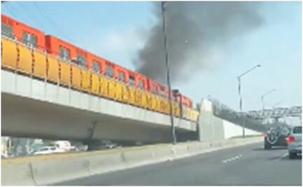 Se registra conato de incendio afuera del Metro de la Línea B; bomberos controlan emergencia