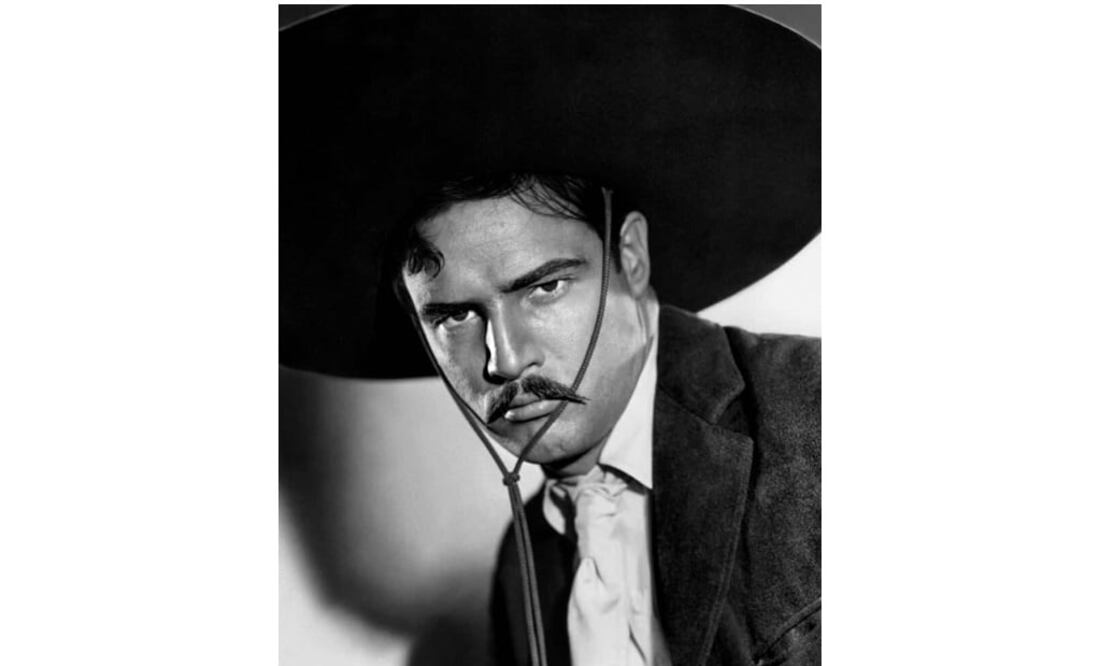 Marlon Brando, un atractivo Emiliano Zapata. Foto: Fototeca El Universal