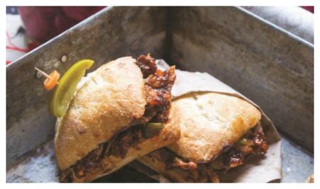 #RECETA Tortas de pierna de cerdo adobada