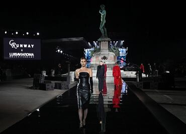 Irina Shayk reaparece en pasarela tras ruptura con Bradley Cooper