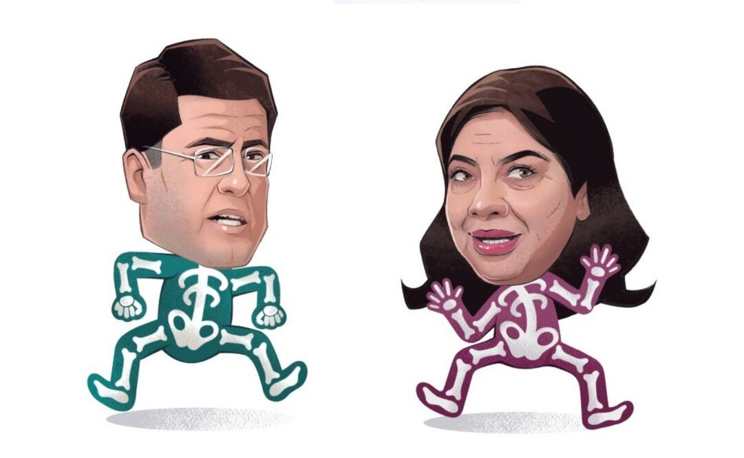 Calaveritas a Clara Brugada y Pablo Vázquez