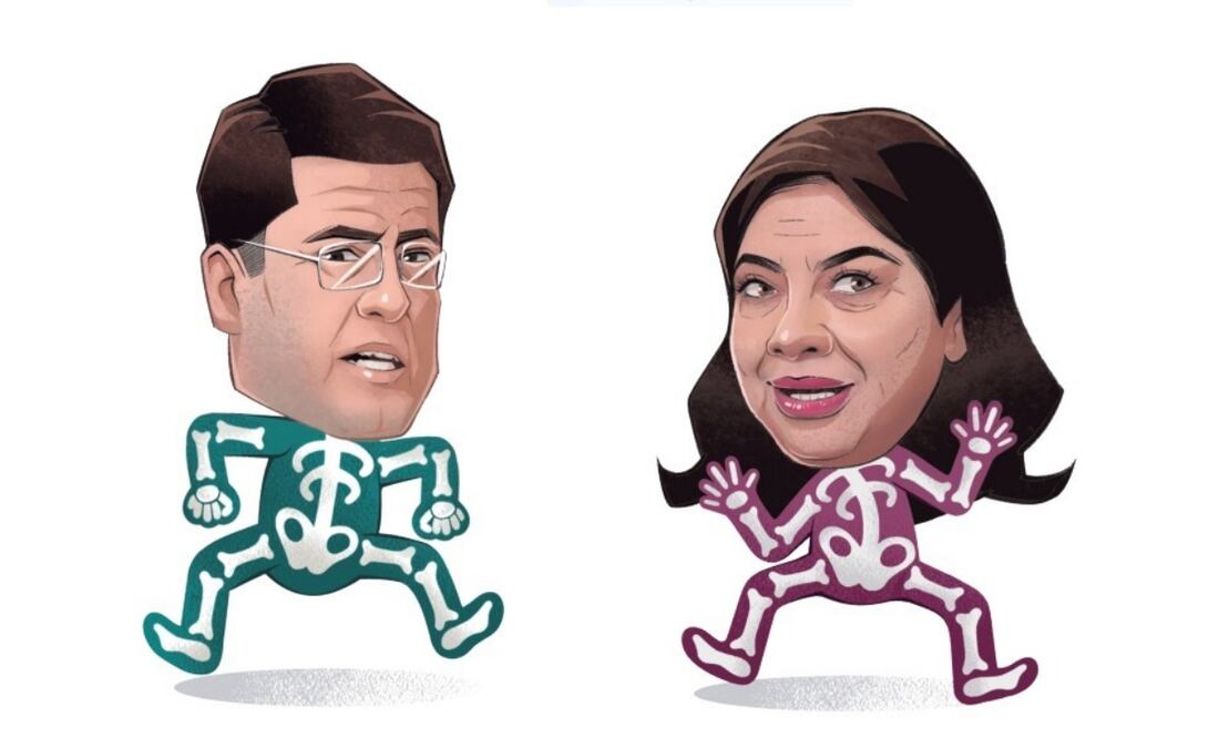 Calaveritas a Clara Brugada y Pablo Vázquez