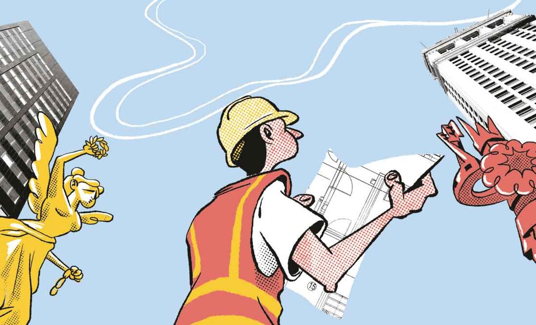 Desplazan A CDMX en inversión inmobiliaria. Ilustración de Ani Cortés