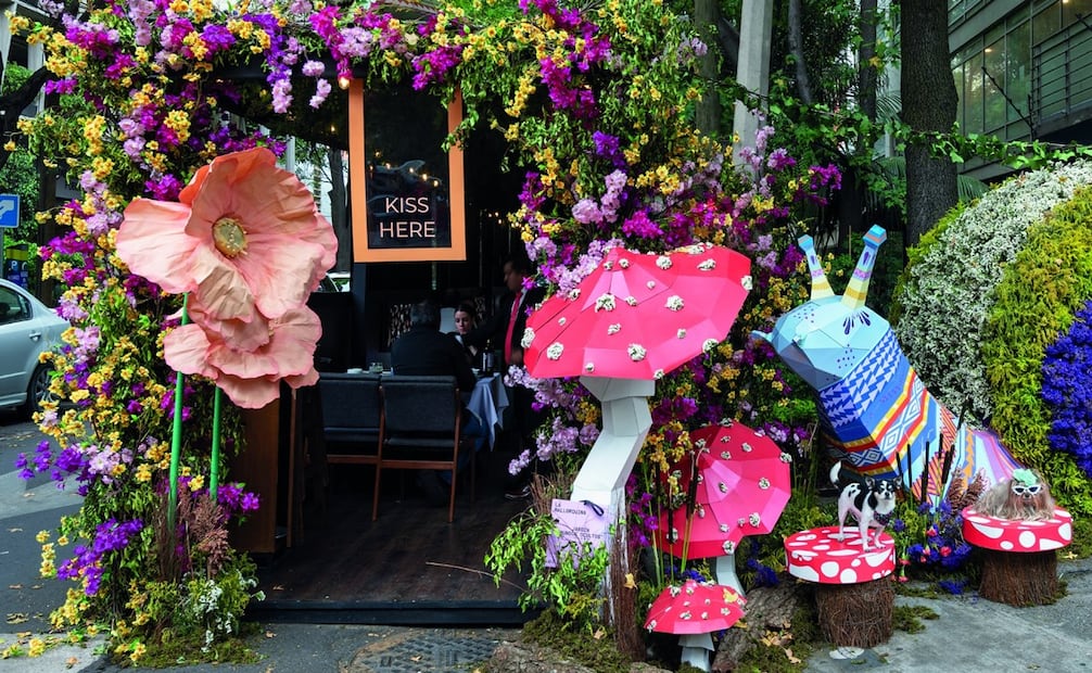 Habrá arcos florales y jardines efímeros para caminar entre flores y paisajes vibrantes. Foto: Facebook Festival FYJA