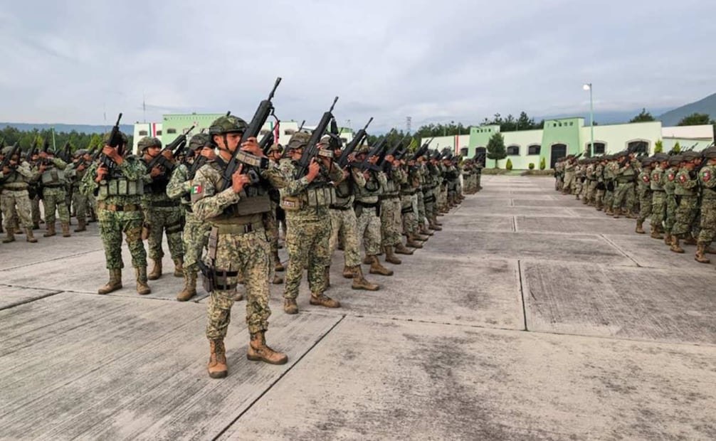Despliegue de 600 elementos del Ejército mexicano en Guanajuato, con el fin de reforzar la seguridad y la paz. Foto: Especial