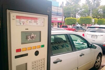 Sin funcionar, parquímetros de Cuautitlán